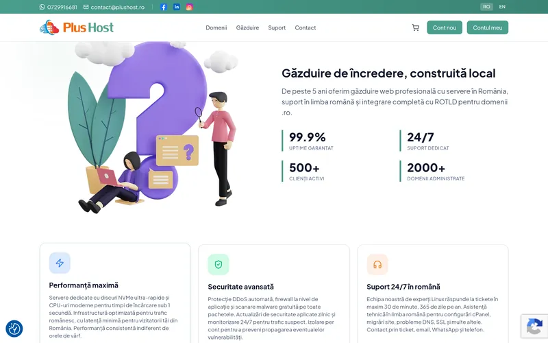 Plus Host screenshot