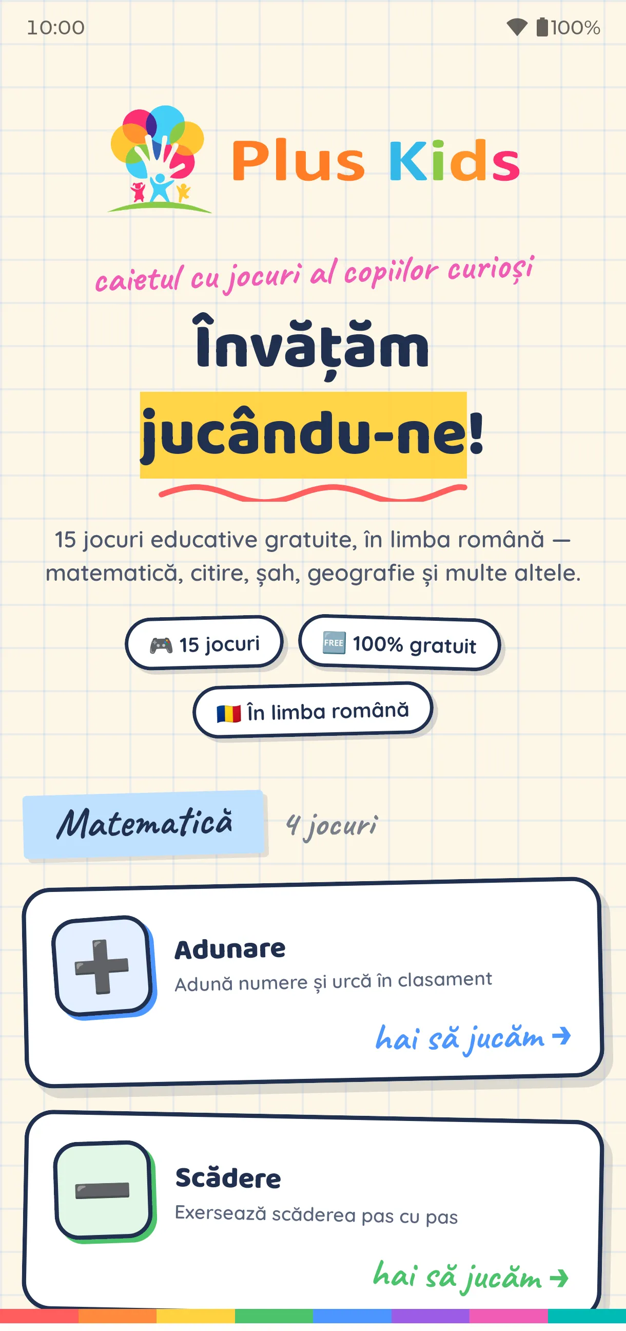 PlusKids Edu — Educational games, anywhere.