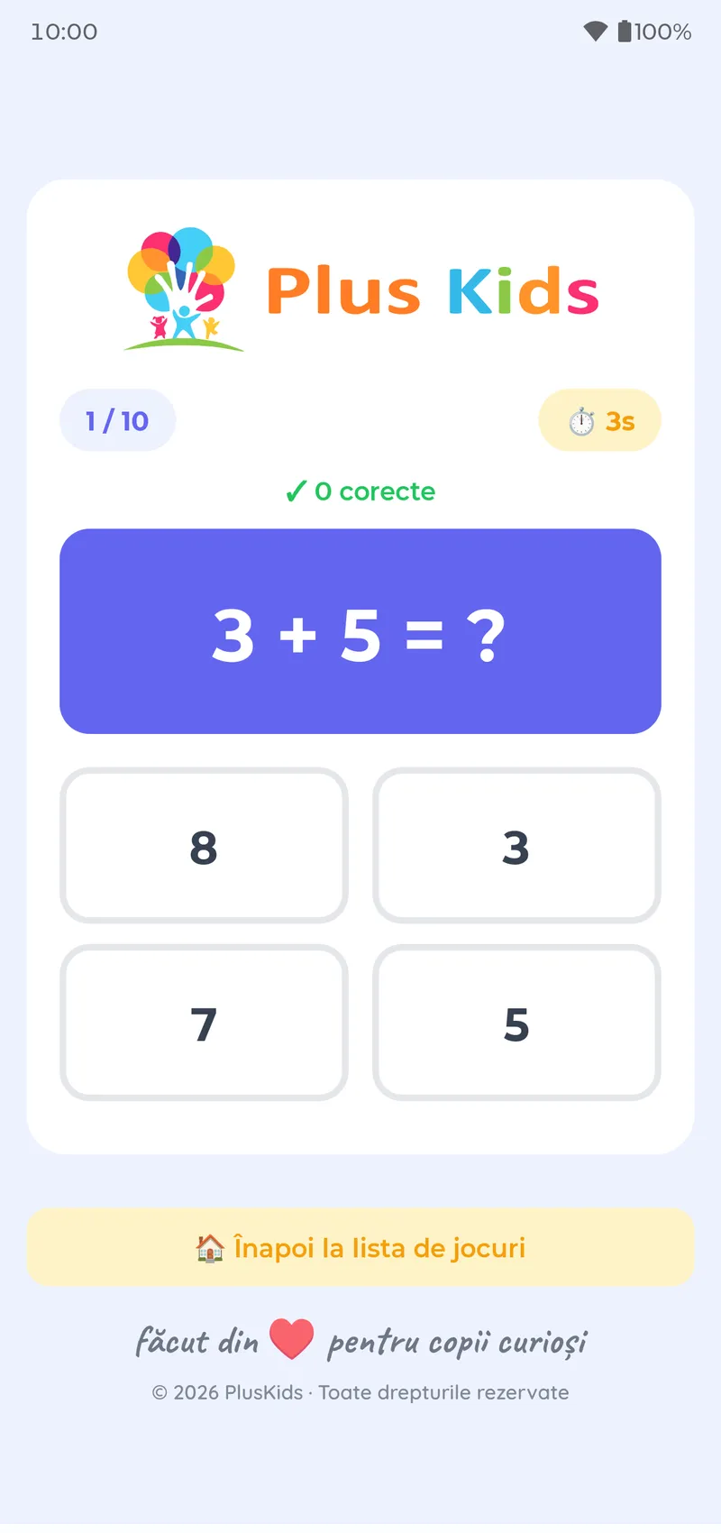 PlusKids Edu screenshot